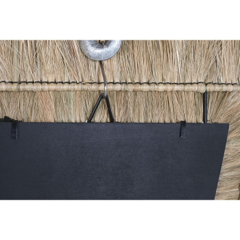 Sieninis veidrodis DKD Home Decor 62 x 4 x 70 cm Stiklas Bali Džiutas,,,