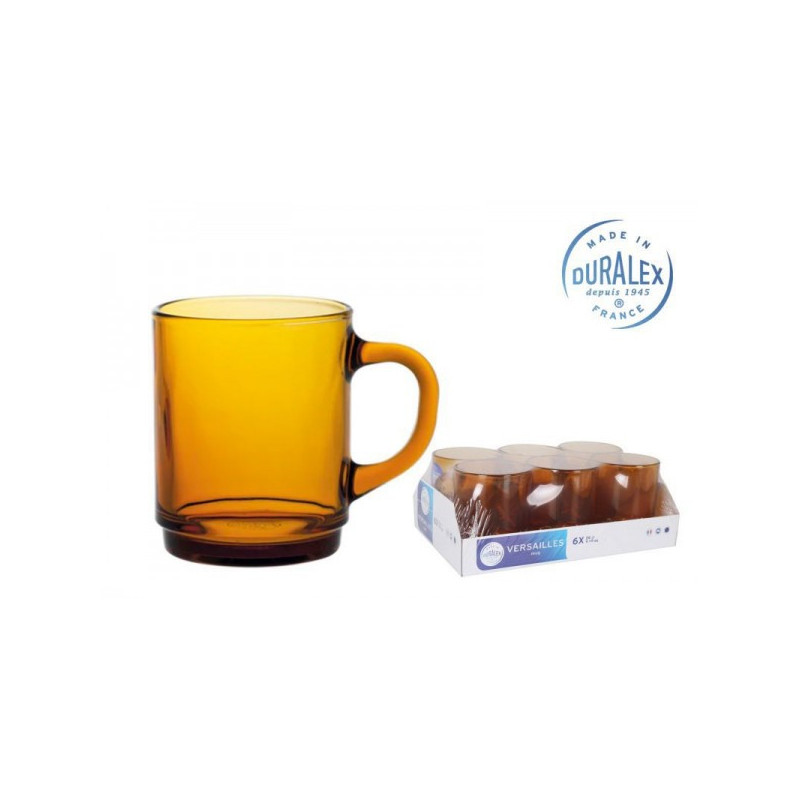 Krūze stikla. 260ml DURALEX (rudas)