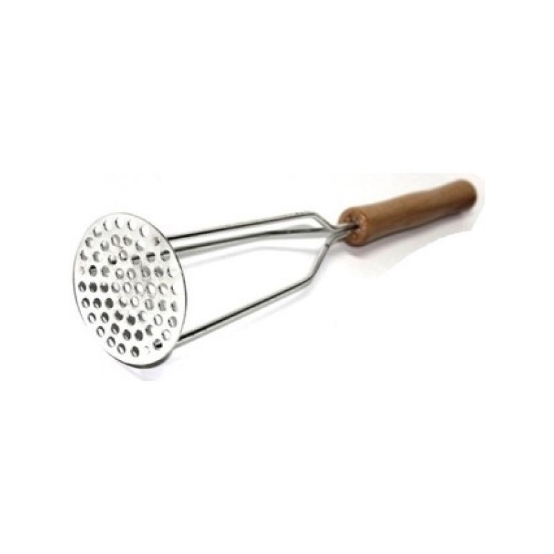 Grūstuvas bulvėms met. 30.5*7.5cm apvalus 9093