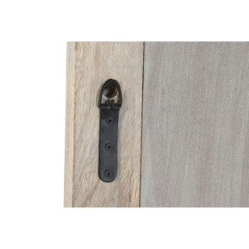 Seinapeegel DKD Home Decor 44 x 3 x 150 cm Kristall Pruun Valge Mangopuit Indiaan Puit MDF Triibuline,,,