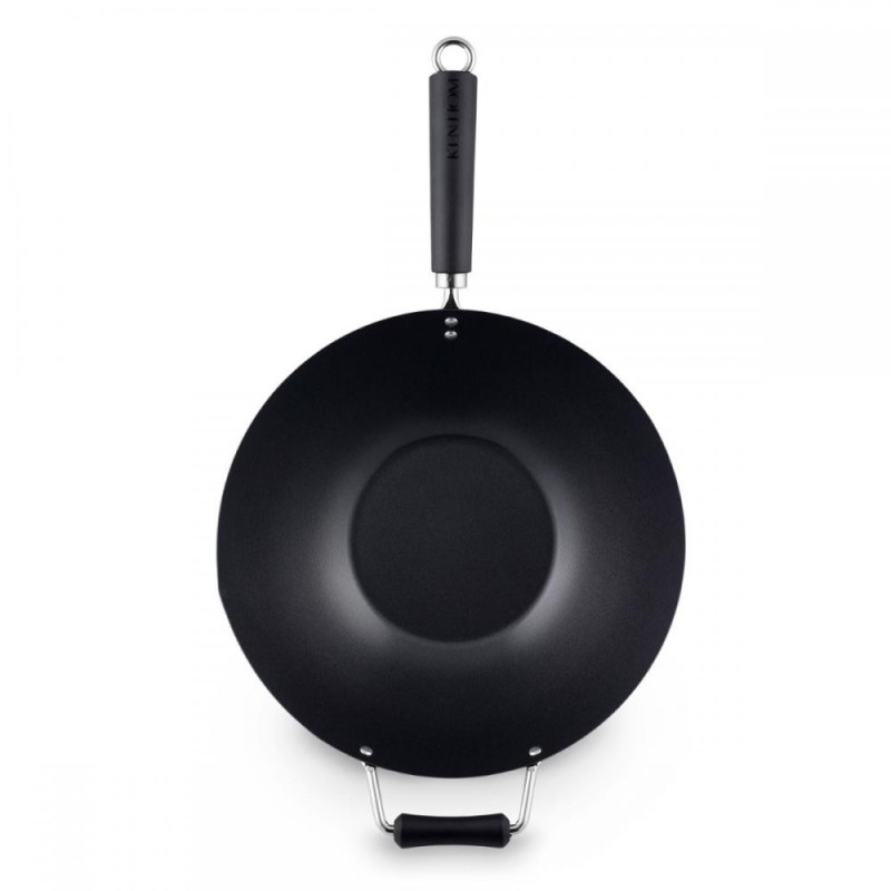 EXCELLENCE WOK PAN  35CM, black , FOR INDUCTION, Ken Hom