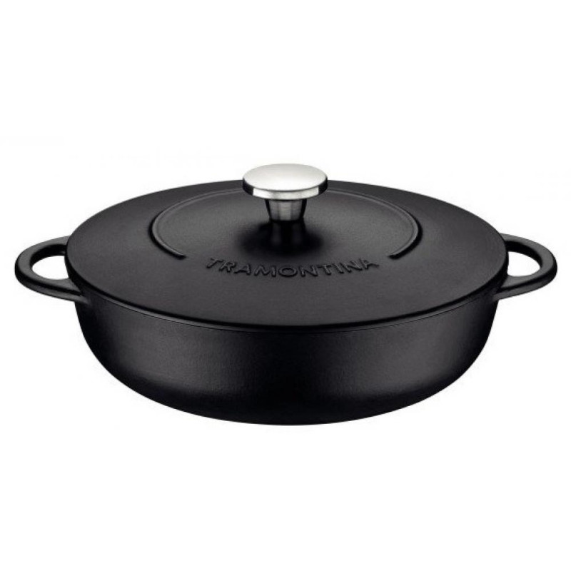 TRENTO DZIĻĀ PAN  28CM AR 2 PEN ., FOR INDUCTION, Tramontina