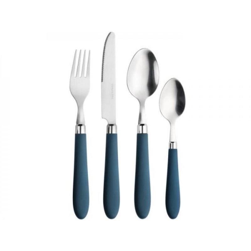 DAISY DINING ROOMS PIED.SET.24PC.., ZILS, NER.TĒR./PLASTIC  PEN URI, Pintinox