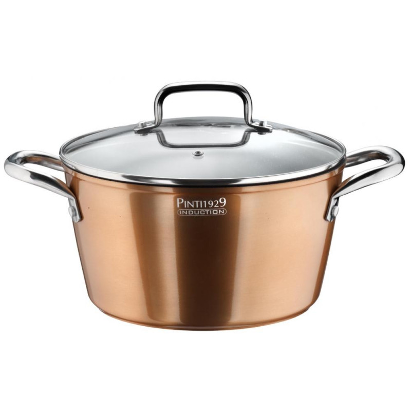 MATERIC КАСТРЮЛЯ  AR КРЫШКОЙ  20CM, 2.4L, ДЛЯ ИНДУКЦИИ , Pintinox