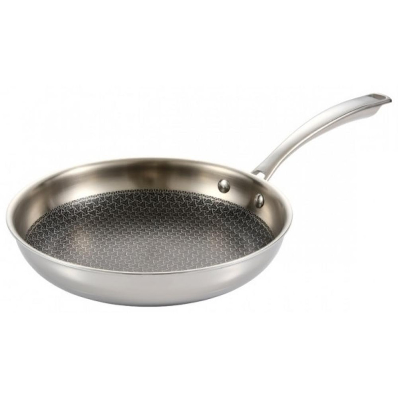 STEELCRAFT PAN  24CM, AR NEPIED.KL., NER.TĒR., FOR INDUCTION, Tescoma