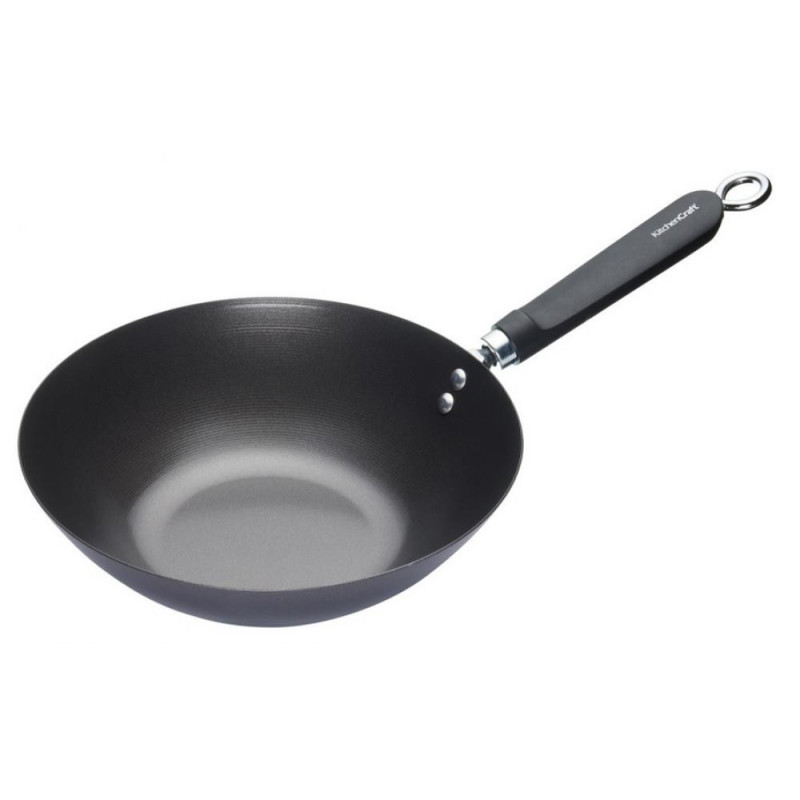 KITCHENCRAFT WOK СКОВОРОДА  26.5CM, черное , TĒRAUDS, Kitchen Craft