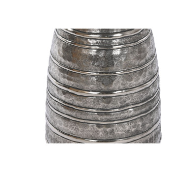 Vaas DKD Home Decor 24 x 24 x 67 cm Vanutatud viimistlus Hõbedane Kuldne Alumiinium Kaasaegne (2 Ühikut),,,