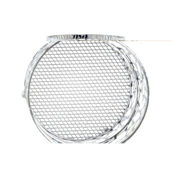 Piederumu grozs DKD Home Decor Sudrabains Metāls Margarita 12 x 12 x 15 cm,,,