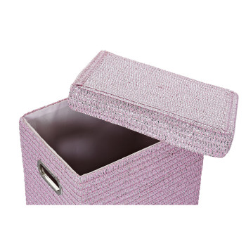 Универсальная корзина DKD Home Decor Розовый Серебристый полипропилен 44 x 36 x 50 cm 4 кг 5 Предметы