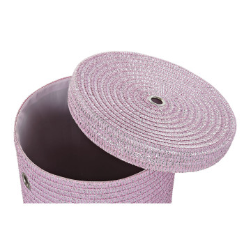 Daudzfunkcionāls grozs DKD Home Decor Pelēks Rozā polipropilēns 42 x 42 x 52,5 cm 4 Kg,,,