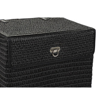 Универсальная корзина DKD Home Decor Белый Чёрный полипропилен 45 x 34 x 49 cm 4 кг