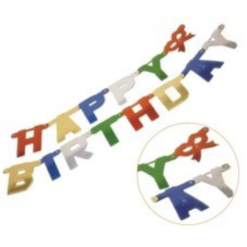 HAPPY BIRTHDAY BURTU VIRTENE 1.7M 0.049 KG / IEPAK., Pap Star