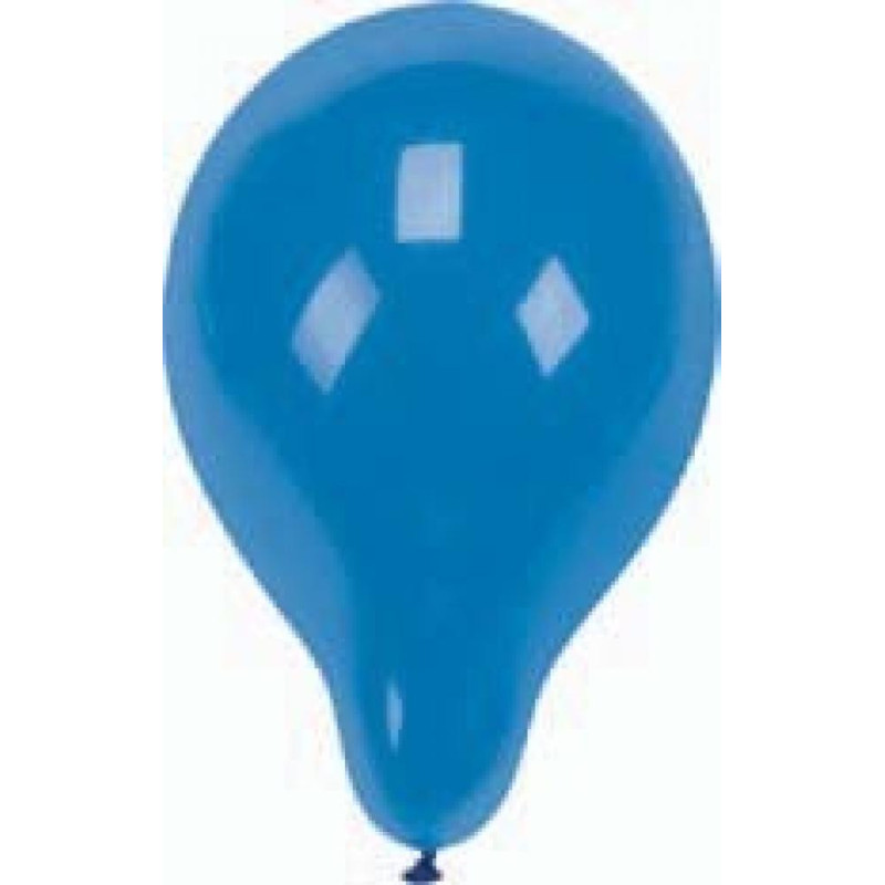 BALONI D25CM, ZILI, 10GAB., 0.038 kg / iepak., Pap Star