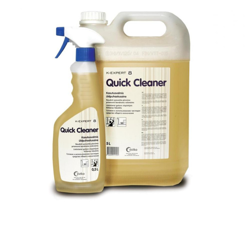 EXPERT 8 MAZGĀŠANAS СРЕДСТВО  стеклянная  UN ДЛЯ ВОДЫ  IZTURĪGĀM VIRSMĀM 0.5L