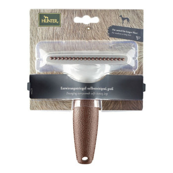 Detangling Hairbrush Hunter Self-cleaning Rake Stainless steel,,,