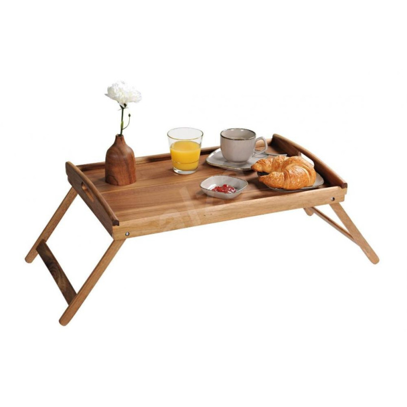 GULTAS PAPLĀTE UZ KĀJĀM 48x31x5.5CM, AKĀCIJAS KOKA, Kesper