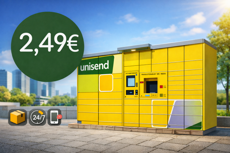 Unisend parcel lockers